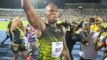 Emotional Usain Bolt runs his final race in Jamaica
