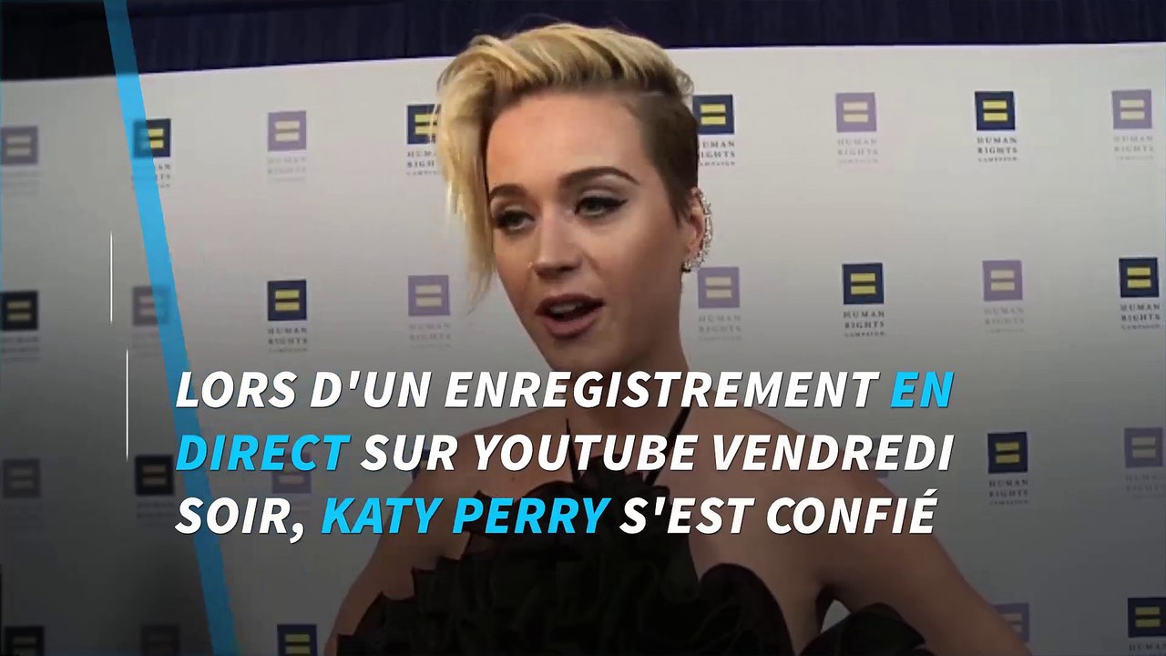 Katy Perry revient sur ses tendances suicidaires en direct