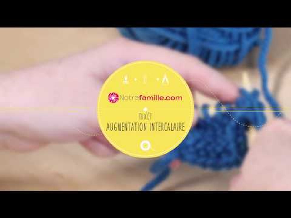Tricot - Augmentation intercalaire