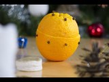 Faire un photophore avec une orange - DIY Noël