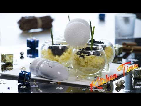 Œufs brouillés aux œufs de lompe - Apéro dinatoire de Noël