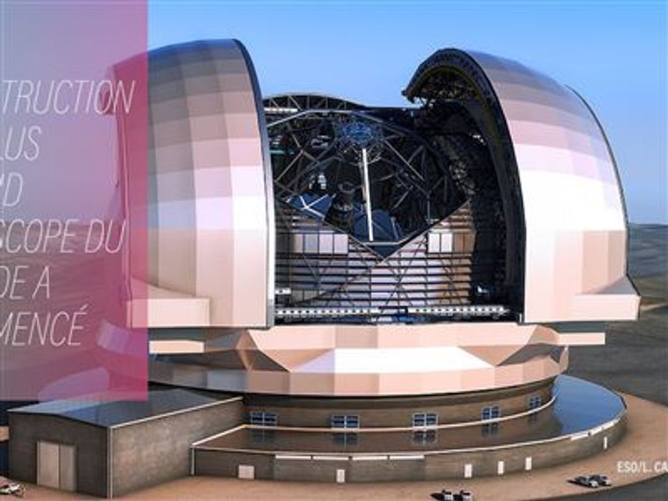 Chili: le plus grand télescope du monde en construction