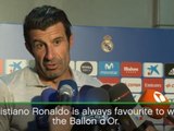 Ronaldo is always favourite for Ballon d'Or - Figo