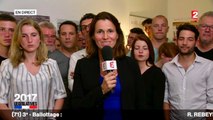 Soirée électorale Législatives 2017 1er tour - Interview d'Aurélie Filippetti