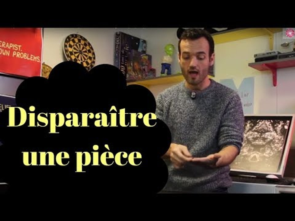Faire disparaitre une pièce avec un stylo - Tour de magie expliqué par Fabien Olicard