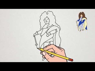 Apprendre à dessiner LOUIS XIV