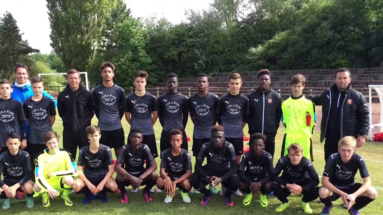 1/4 de finale SALIE DU SALAT-RENNES (chpt de F UNSS de football, Saint Amand Les Eaux, Juin 2017