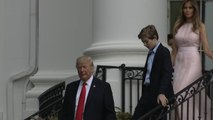 Melania y Barron Trump se mudan a la Casa Blanca