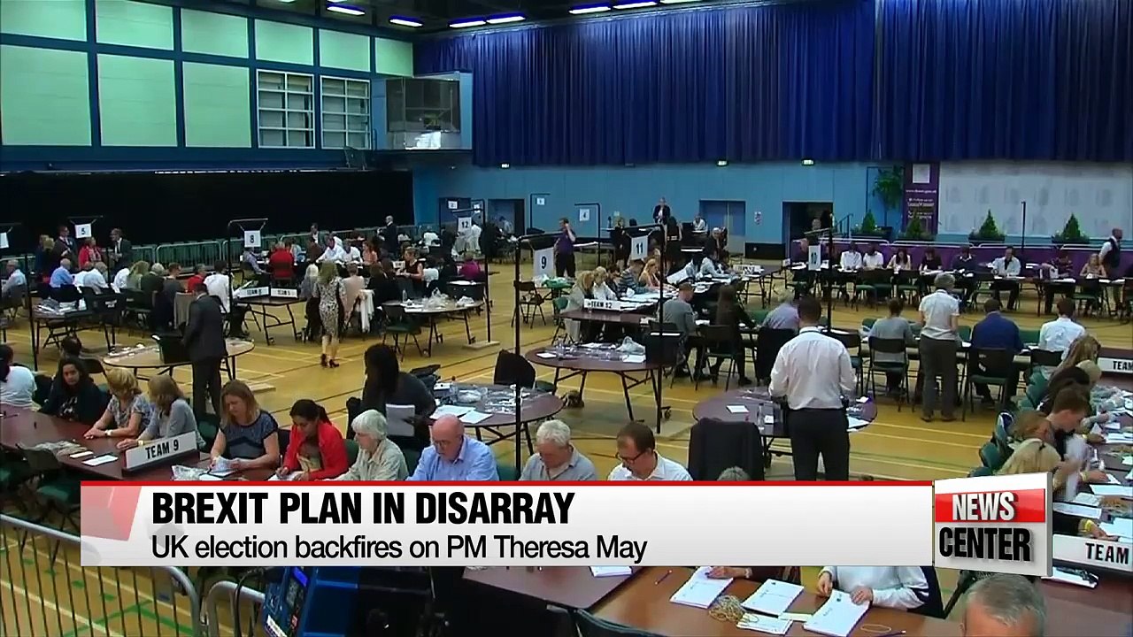 UK election result leaves PM May's Brexit plans in disarray