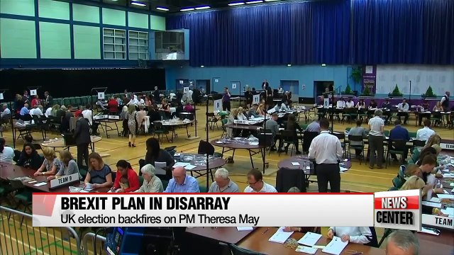 UK election result leaves PM May's Brexit plans in disarray