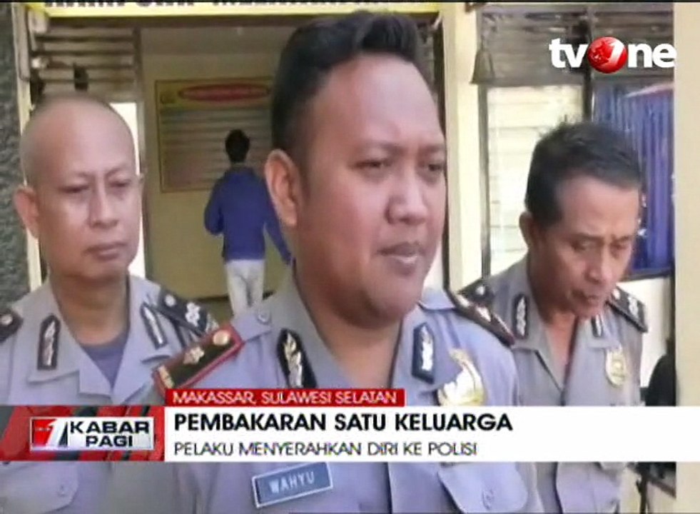 Pelaku Bakar Keluarga Akhirnya Menyerahkan Diri