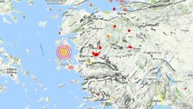 Son Dakika! Ege'de 6,2 Büyüklüğünde Deprem! İstanbul ve İzmir'de Şiddetli Hissedildi