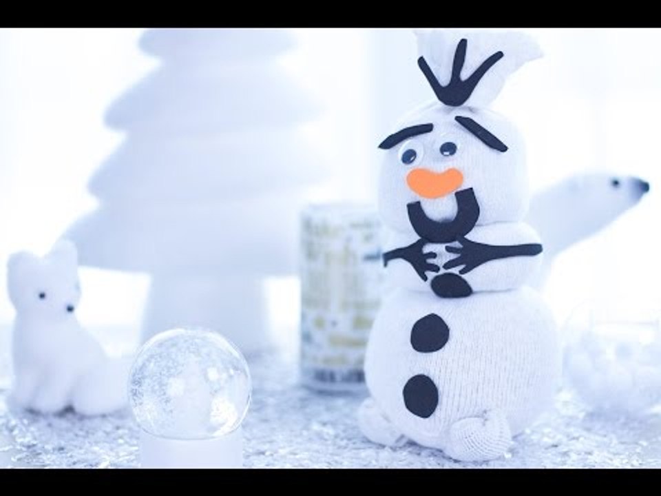 DIY Noël : Olaf de la Reine des neiges en chaus...