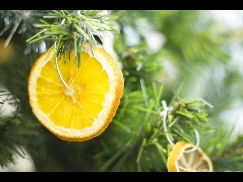DIY Noël Agrumes séchés pour décoration naturelle de sapin de Noël