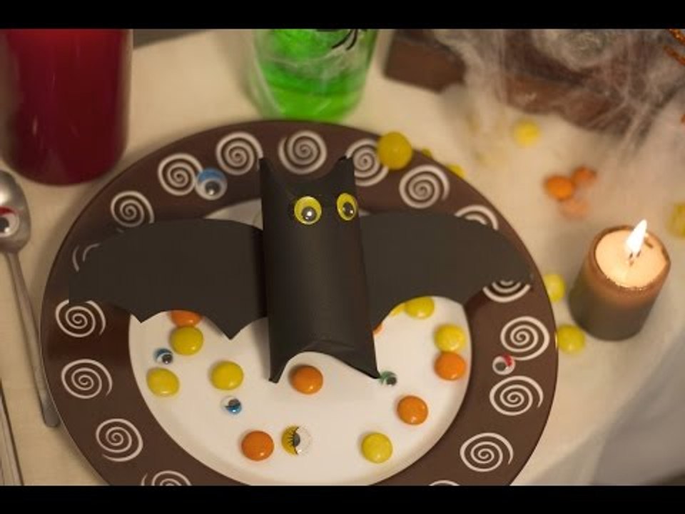 DIY Halloween - Pochette à bonbons chauve-souris