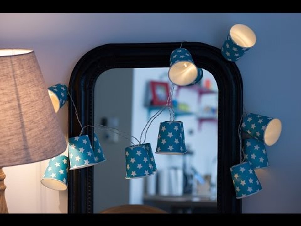 DIY Guirlande lumineuse fait maison pour décore...