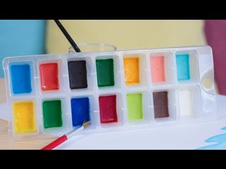DIY : faire des Aquarelles maison sans danger pour les enfants