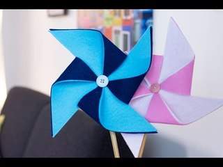 DIY Déco : Moulin à vent décoratif