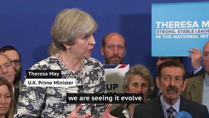 Theresa May pledges to change human rights laws if they 'get in the way'