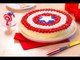 Gâteau bouclier Captain America