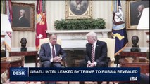 i24NEWS DESK | Israeli intel leaked by Trump to Russia revealed | Monday, June 12th 2017