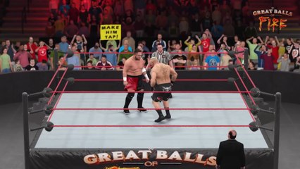 WWE 2K17 Gameplay - BROCK LESNAR vs SAMOA JOE