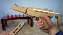 How To Make Mp5 That Shoots Bullets - (Cardboard Gun with Magazine)