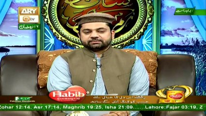 Naimat e Iftar (Live from Lhr) - Segment - Qasas ul Anbiya - 12th Jun 2017
