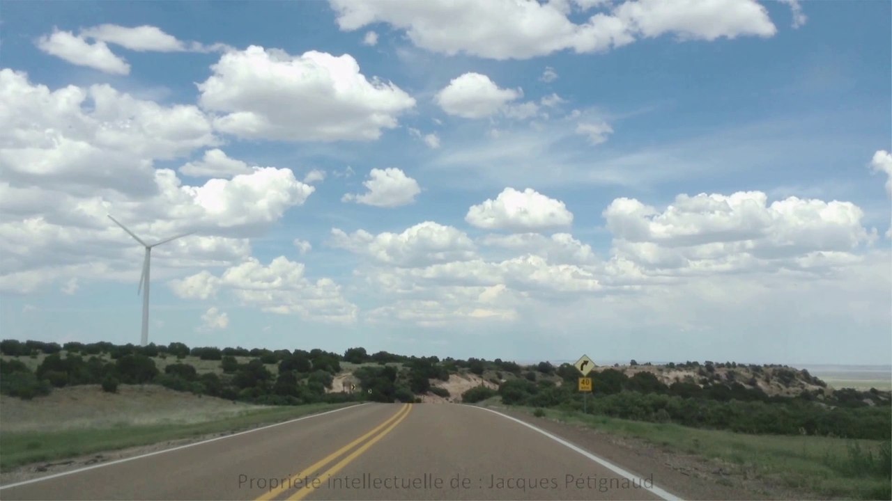 Routes scéniques du Monde, escarpement de Caprock, Texas, ( 1er volet )