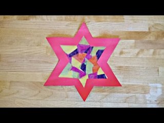 Bricolage Noël. Comment faire une étoile lumineuse