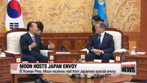 Pres. Moon meets Japanese envoy and says S. Korean people do not accept 'Comfort Women' deal