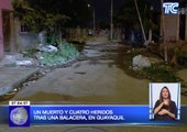 Un muerto y cuatro heridos tras una balacera en Guayaquil