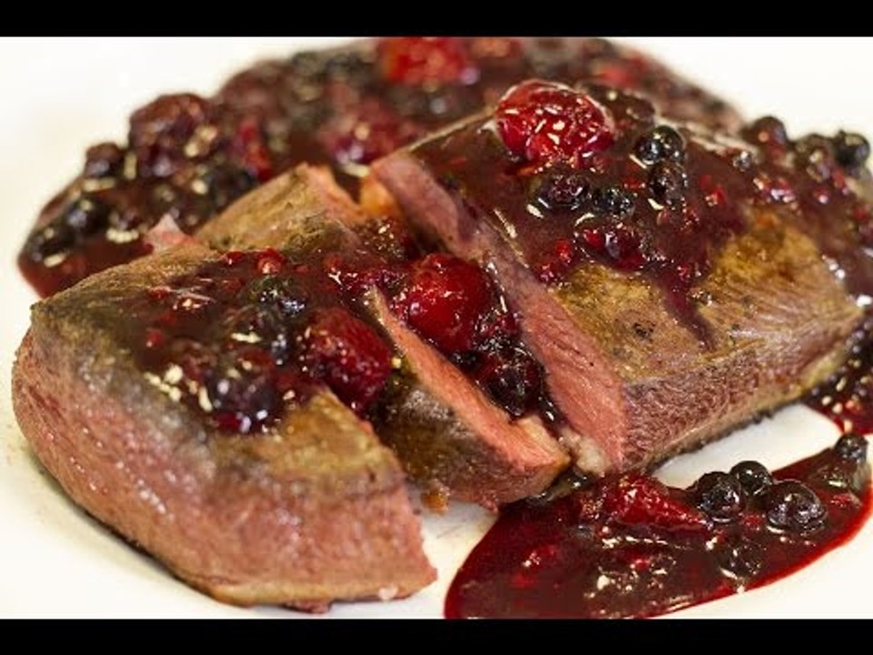 Magrets de canard aux fruits rouges frais ou congelés
