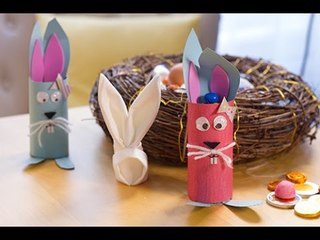 Bricolage de Pâques DIY : Lapin de Pâques garni de chocolats