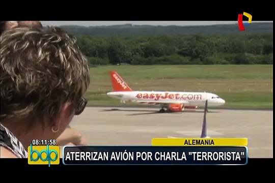 Aterrizan avión en Alemania por una charla sobre bombas y explosivos entre pasajeros