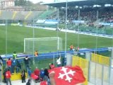 Albinoleffe-Pisa...Fine gara con Inno...