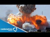 Impresionante impacto de misil en Siria (VIDEO) / Awesome missile impact in Syria