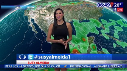 Susana Almeida Pronostico del Tiempo 12 de Junio de 2017