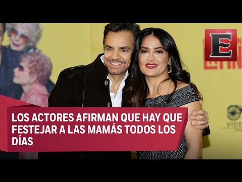 Las frases lapidarias de las madres de Salma Hayek y Eugenio Derbez