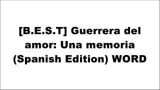 [hA5N7.FREE] Guerrera del amor: Una memoria (Spanish Edition) by Glennon Doyle Melton [W.O.R.D]