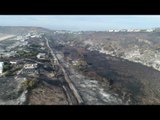 Drone Footage Shows Extent of South Africa Wildfires