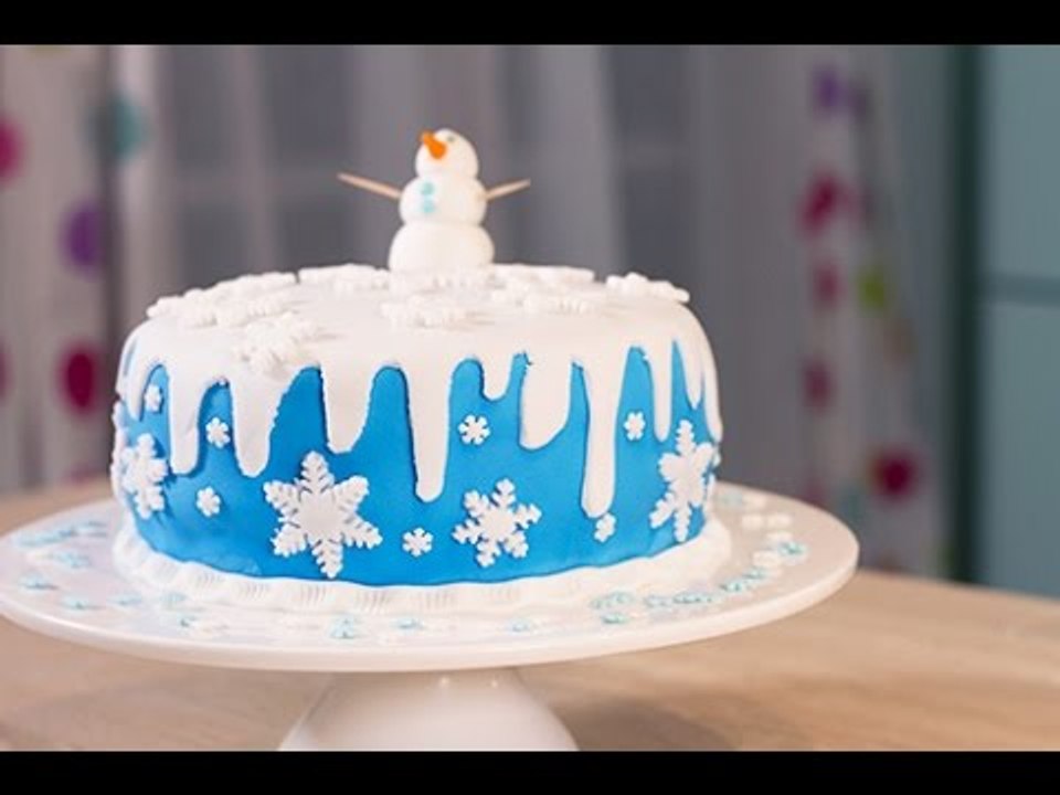 Gateau Frozen Gateau De La Reine Des Neiges Video Dailymotion