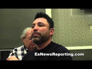 Oscar De La Hoya: Who Hits Harder Manny Pacquiao or Floyd Mayweather - EsNews