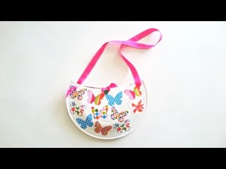 Bricolage enfant. Fabriquer un petit sac à main