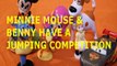 Toy MINNIE MOUSE & BENNY HAVE A JUMPING COMPETITION + SWIPER DORA SKYE PAW PATROL ANNA MCQUEEN MAX