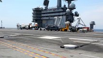 X-47B Launch And Recover USS George H.W. Bush (CVN-77)