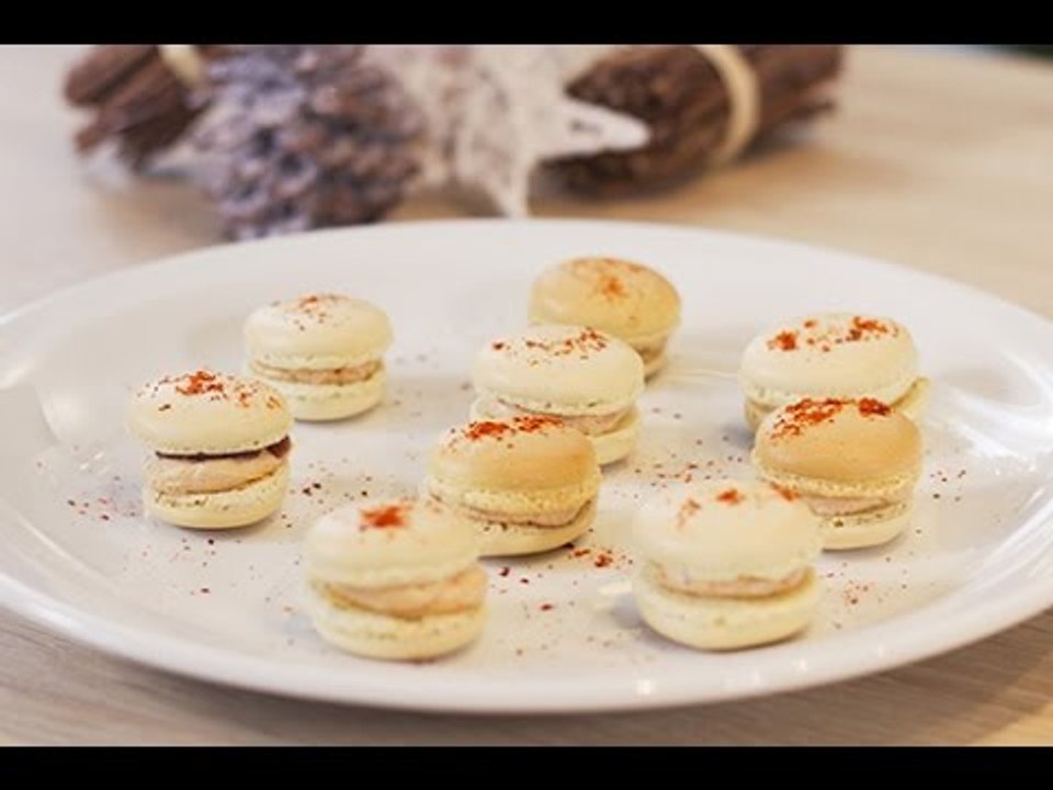 Recette de Noël : Macarons au foie gras