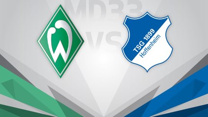 33tes Liga Werder Bremen - Hoffenheim