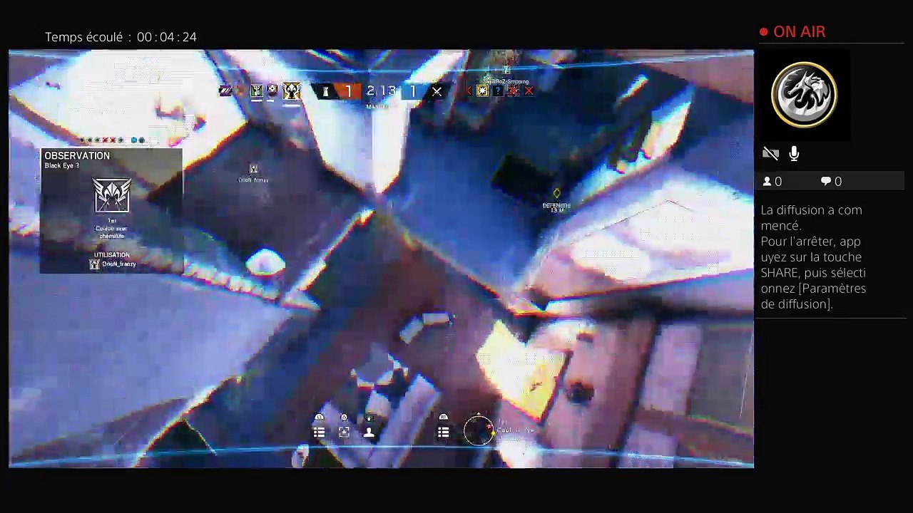 Diffusion PS4 en direct de rainbo (2)