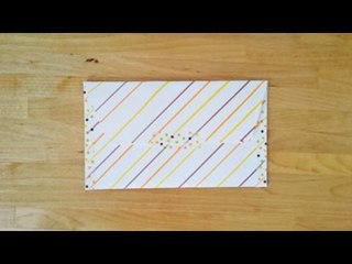 Bricolage Fête des Pères. Fabriquer une enveloppe remplie de bisous